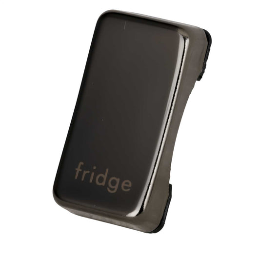 Schneider GET Ultimate Grid Switch Rocker Cap marked Fridge Black Nickel (Pack of 6)