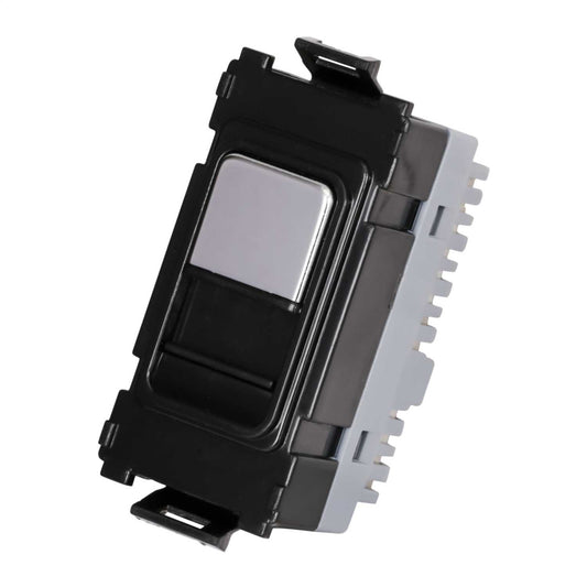 Schneider GET Ultimate Master Telephone Grid Outlet Mirror Steel Black Insert