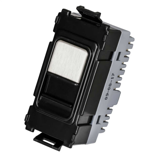 Schneider GET Ultimate Master Telephone Grid Outlet Stainless Steel Black Insert