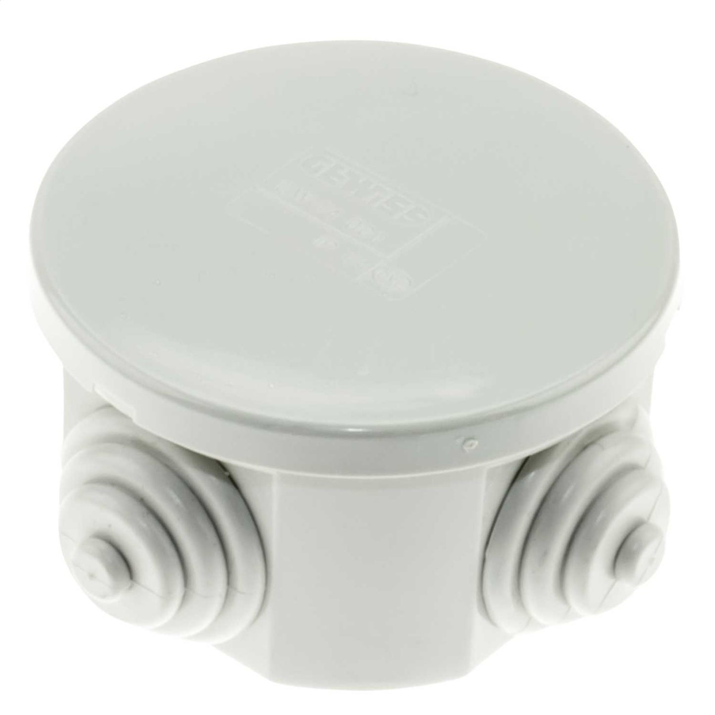 Gewiss Ø65 x 35mm Round PVC Adaptable Box Grey IP44