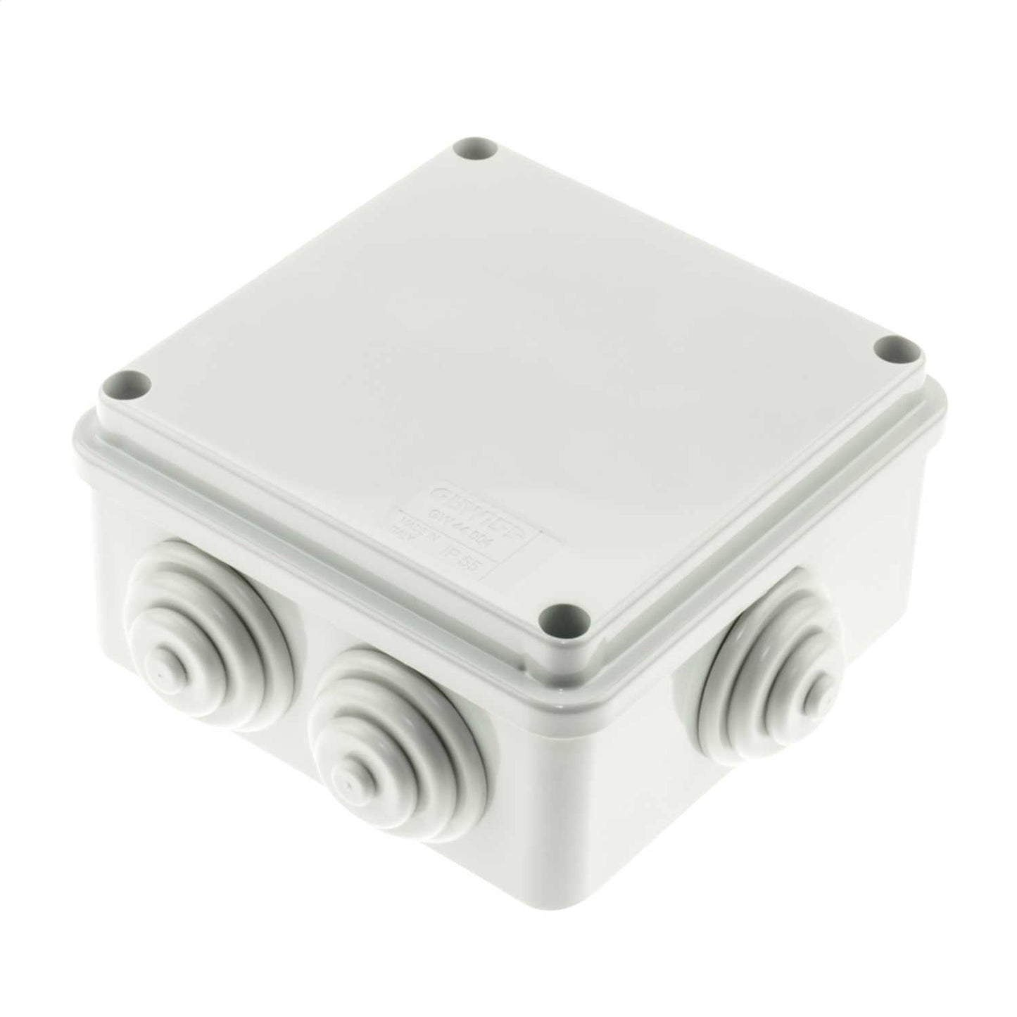 Gewiss 108mm x 108mm x 52mm PVC Adaptable Box Grey IP55