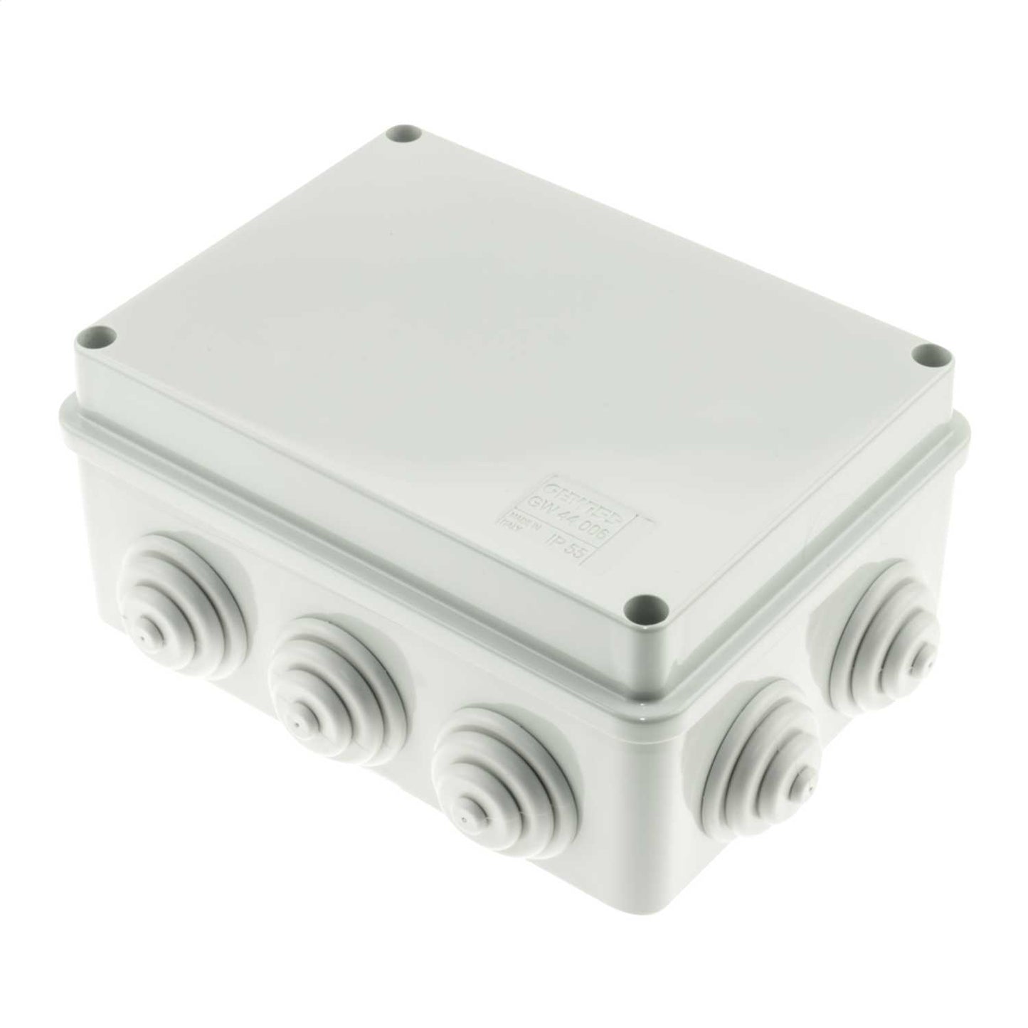Gewiss 158mm x 118mm x 76mm PVC Adaptable Box Grey IP55