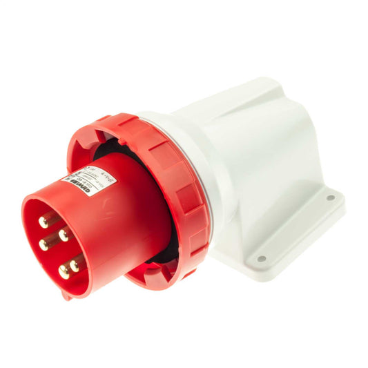 Gewiss 63A 3P+N+E 415V Wall Mounted Appliance Inlet IP67