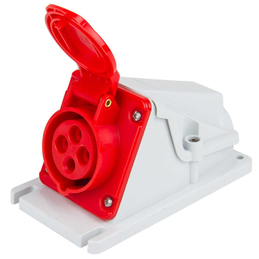 Gewiss 16A 3P+E 415V Wall Mounted Socket IP44