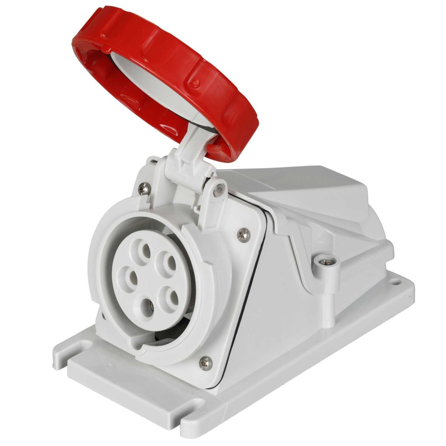Gewiss 16A 3P+N+E 415V Angled Wall Mounted Socket IP67