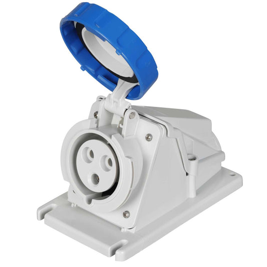 Gewiss 32A 2P+E 230V Wall Mounted Socket IP67