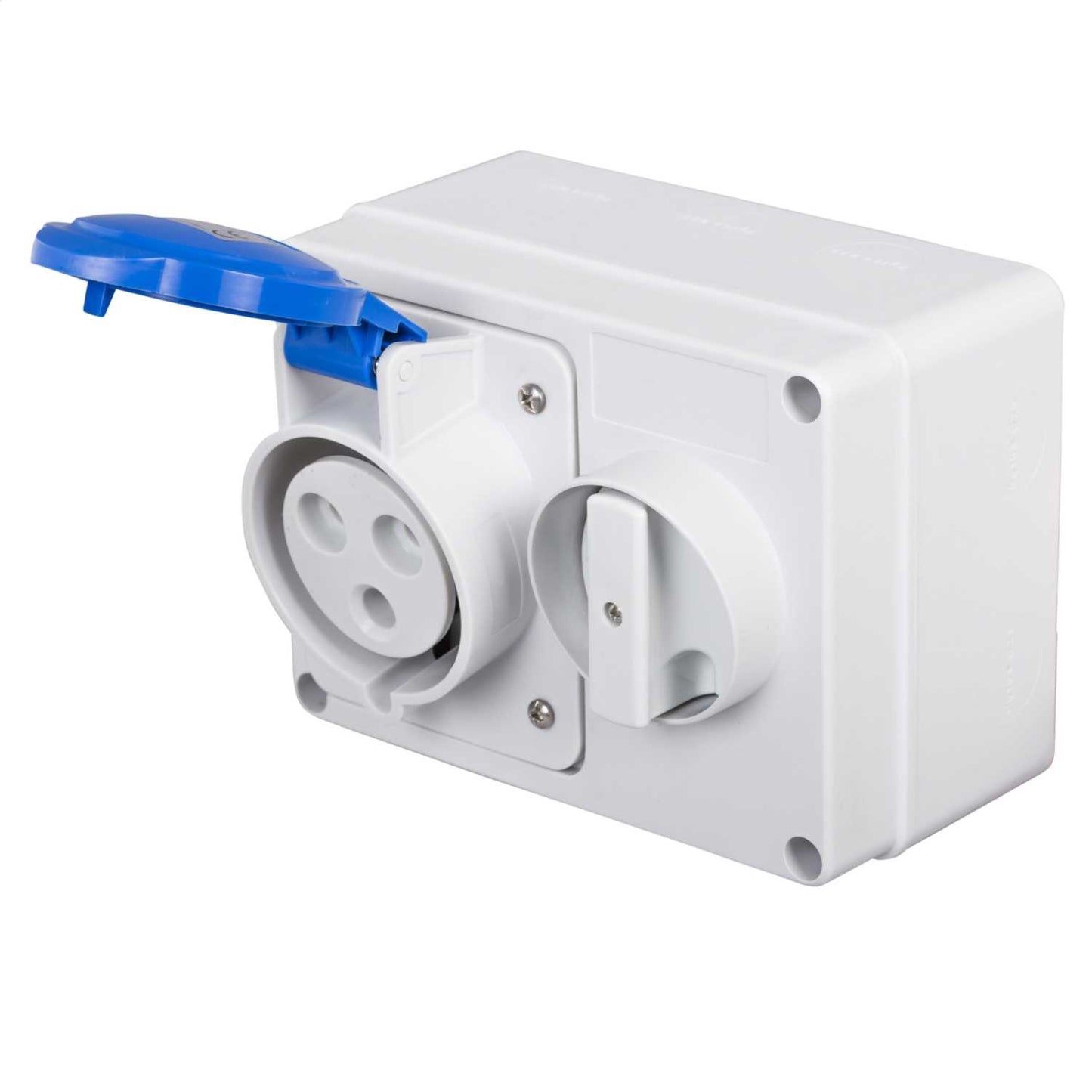 Gewiss 32A 2P+E 230V Interlocked Switched Socket IP44