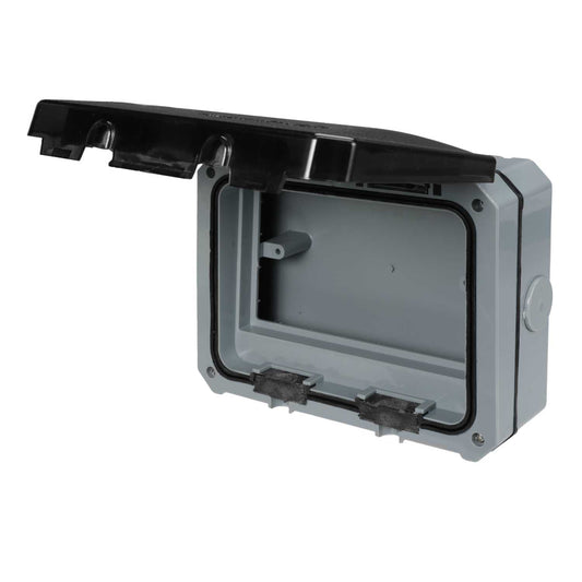 Greenbrook 2 Gang Weatherproof Enclosure IP66 Grey