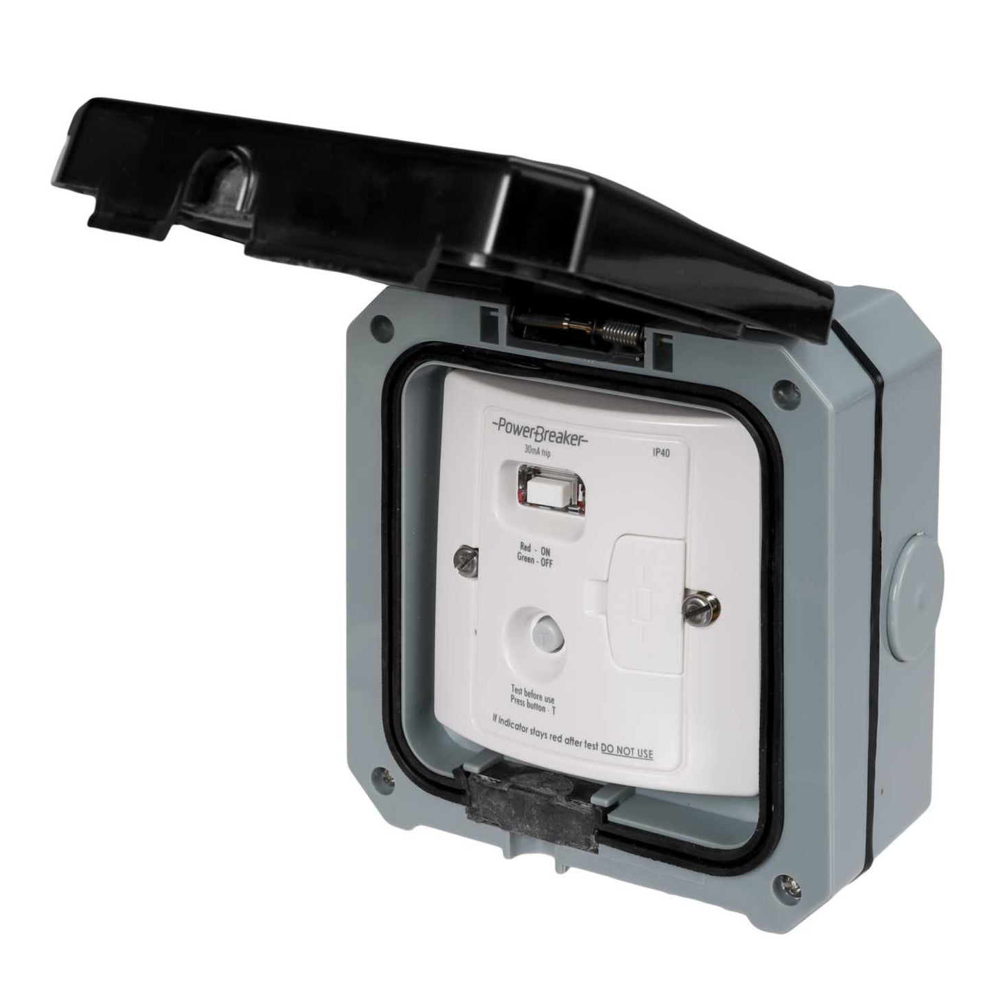 PowerBreaker 13A DP 1 Gang RCD Fused Spur Weatherproof IP66
