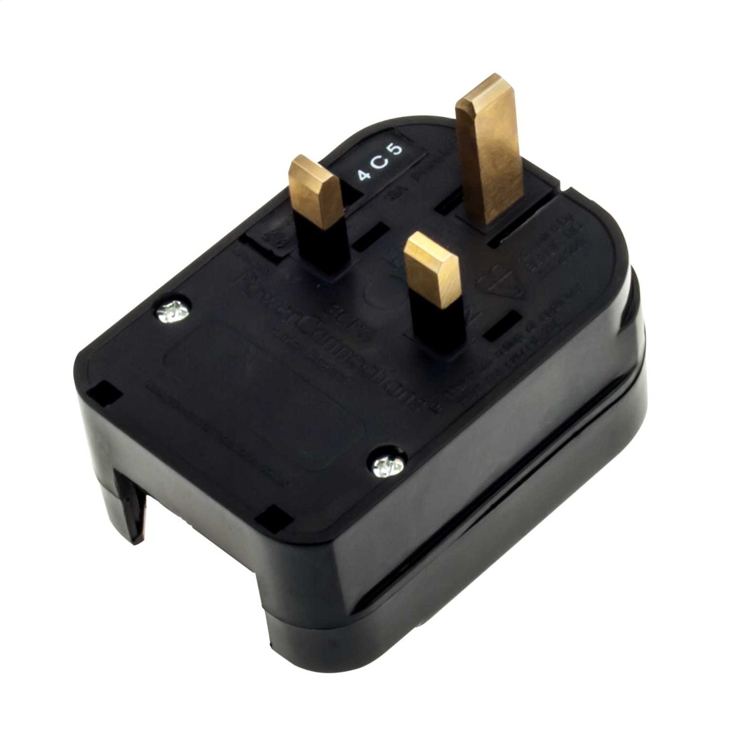 Greenbrook 13A Schuko Plug Converter Black
