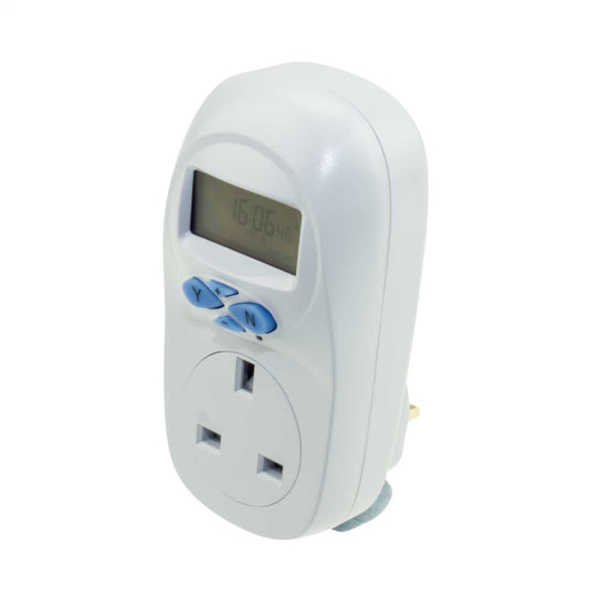 Greenbrook 7 Day Electronic Plug In Timer Adaptor