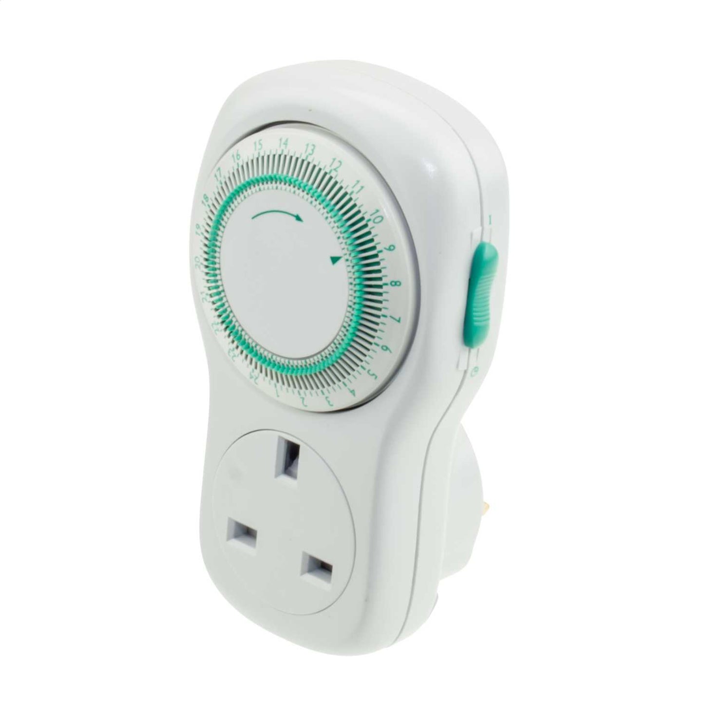 Greenbrook 24 Hour Mechanical Plug In Timer Adaptor