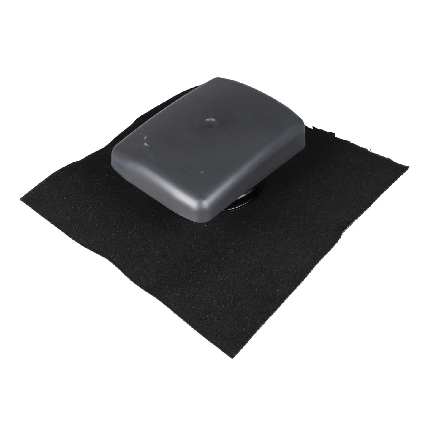 Greenwood Zehnder Roof Terminal with Universal Stepped Adaptor Black