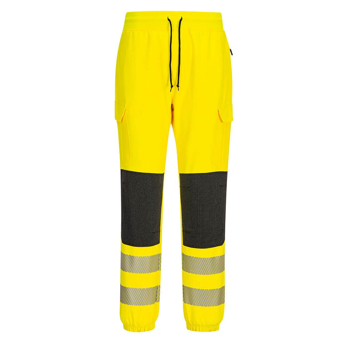 PW3 Hi-Vis Flexi Jogger, L, R, Yellow/Black
