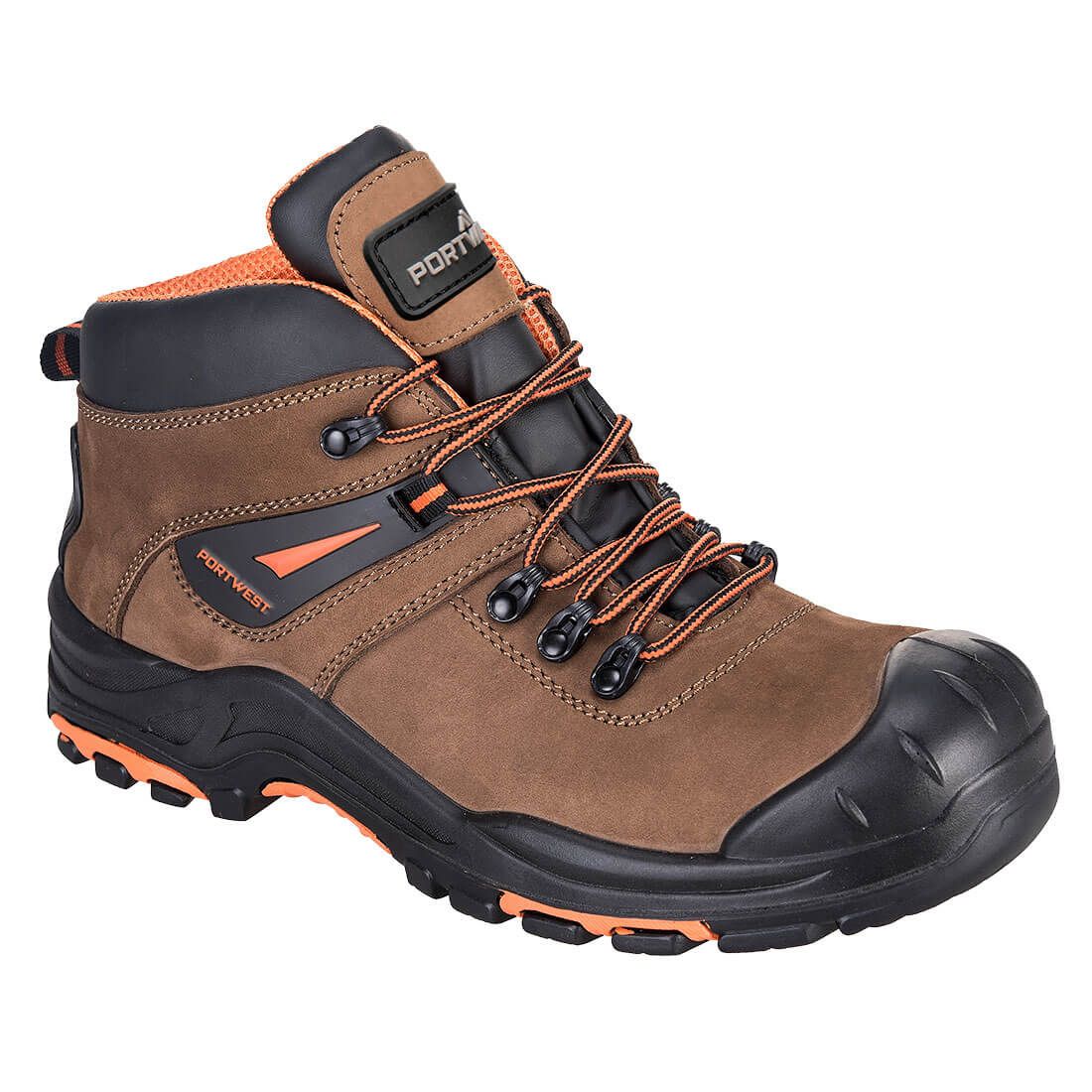 Portwest Compositelite Montana Hiker Boot S3 HRO, 39, R, Brown