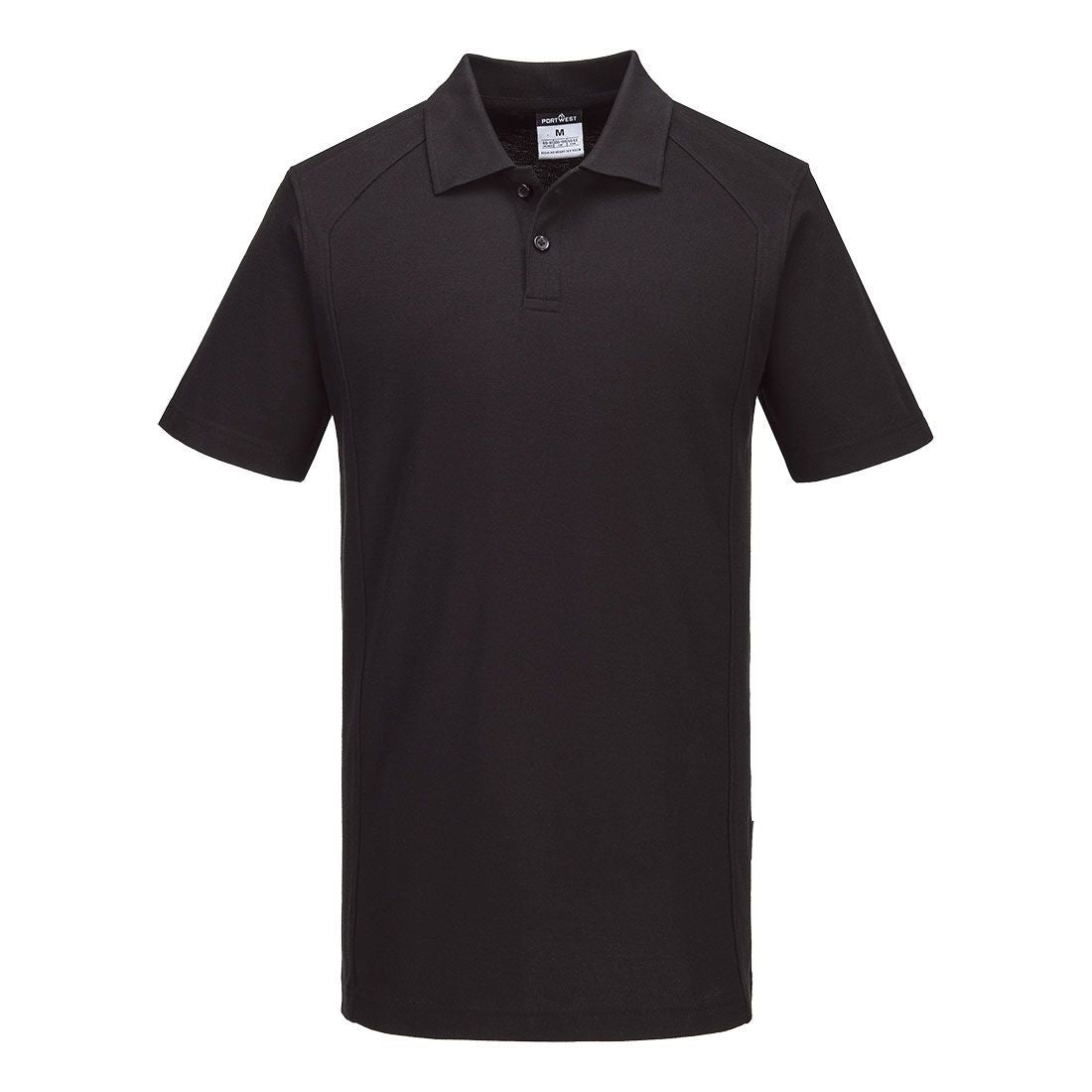 WX2 Eco Polo Shirt S/S, L, R, Black