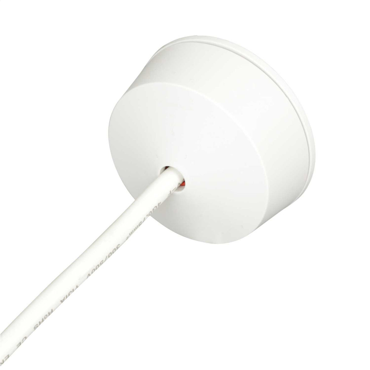 Hager Klik 6A 4 Pin Prewired Plug-In Ceiling Rose with 1m LSF Cable White