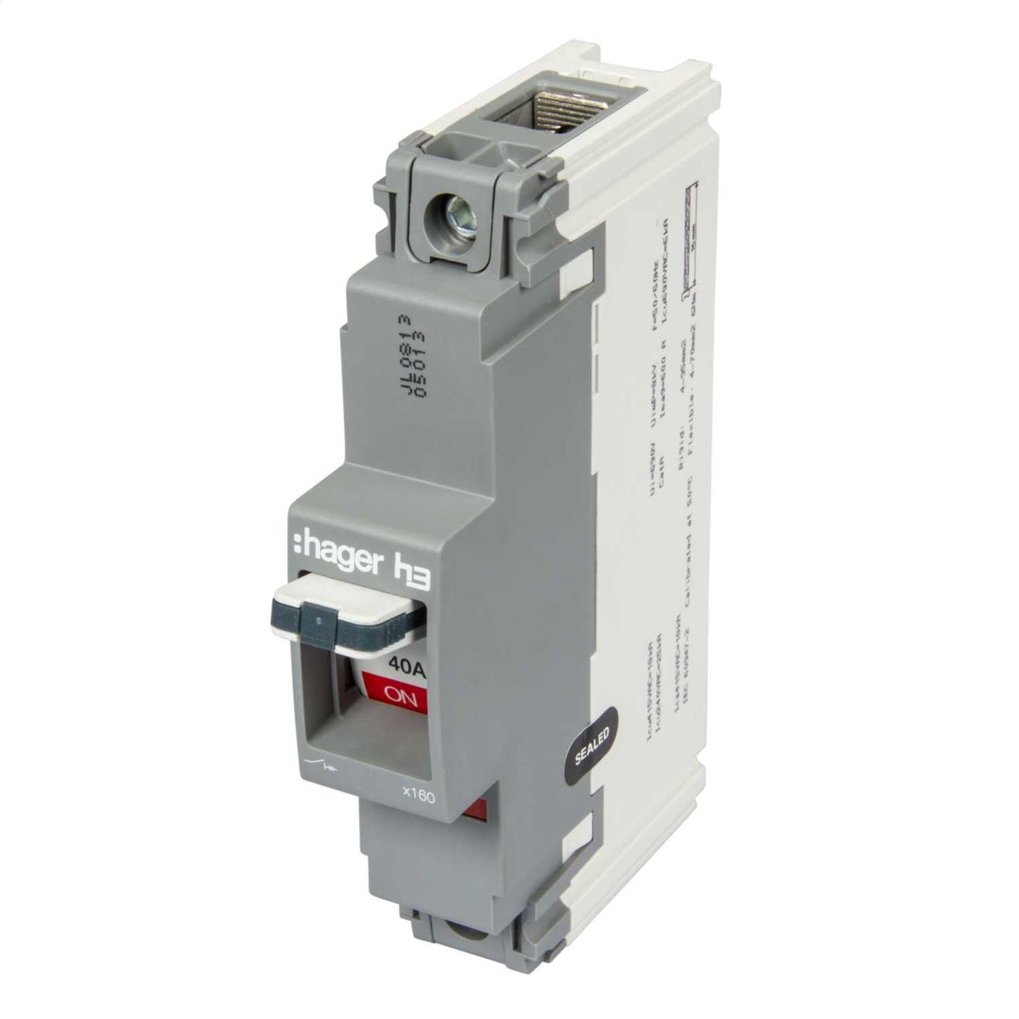 Hager 40A Single Pole 18kA Mccb
