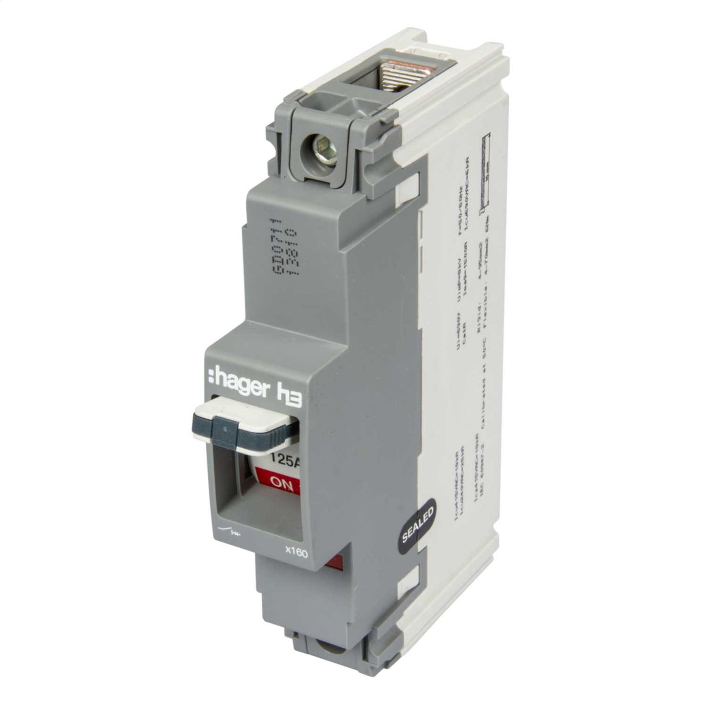 Hager 125A Single Pole 18kA Mccb