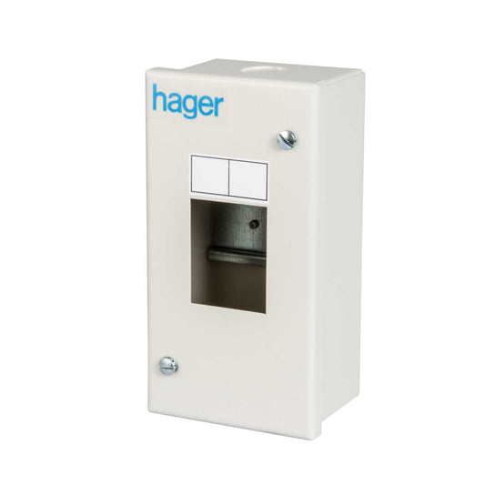 Hager 2 Module Metal Clad Enclosure