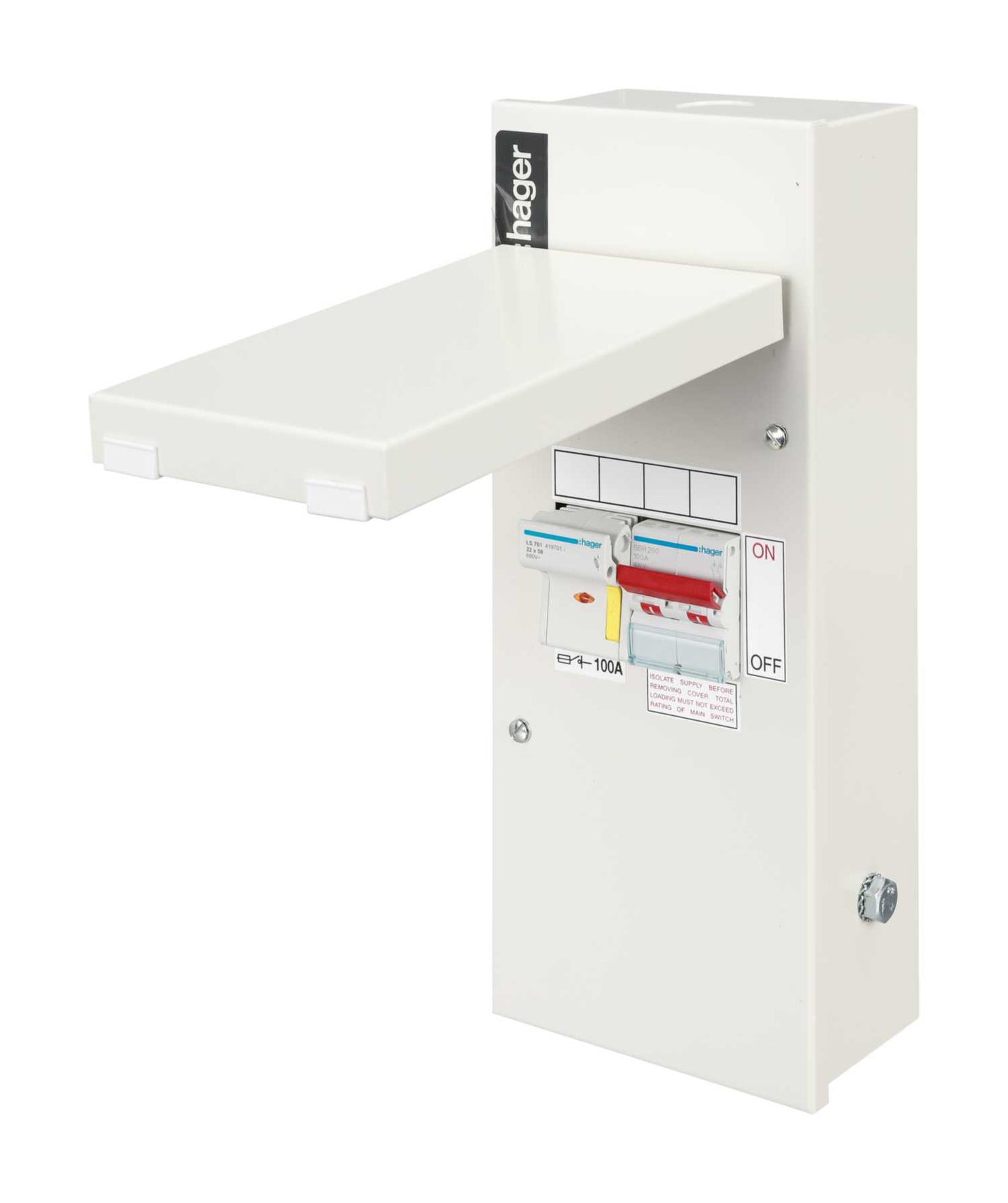 Hager 100A Double Pole Single Phase Switch Fuse