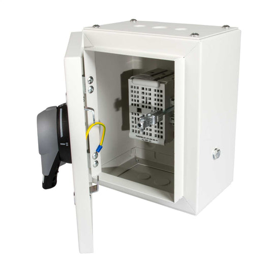 Hager 20A TP+N Metal Fused Switch