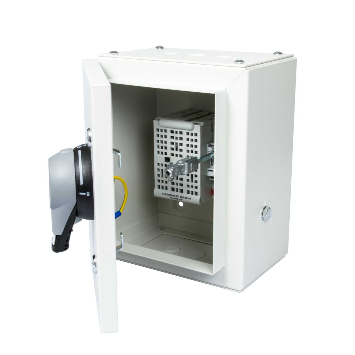 Hager 32A TP+N Metal Fused Switch
