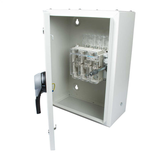 Hager 125A TP+N Metal Fused Switch