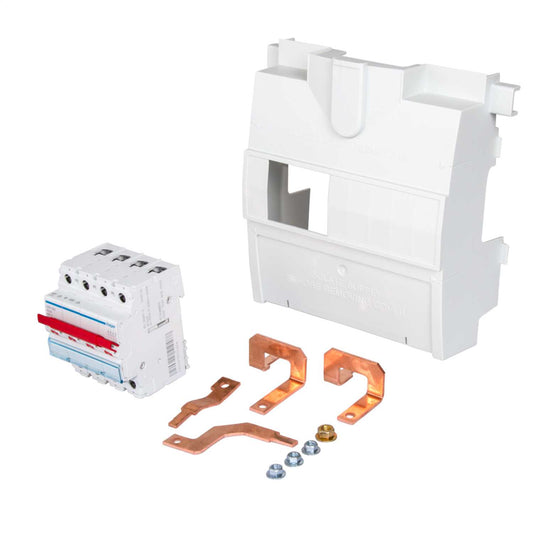 Hager 100A Four Pole Switch Disconnector Incomer Kit