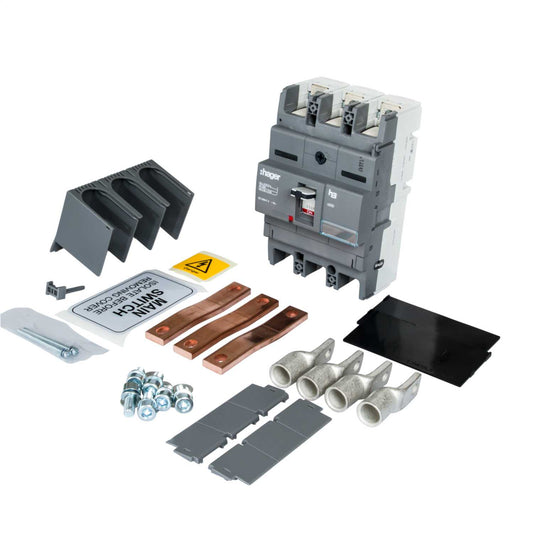 Hager 250A Triple Pole Isolator Incomer Kit