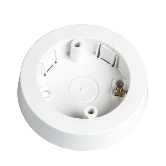 Hager Ashley Round Mounting Box with Earth Terminal