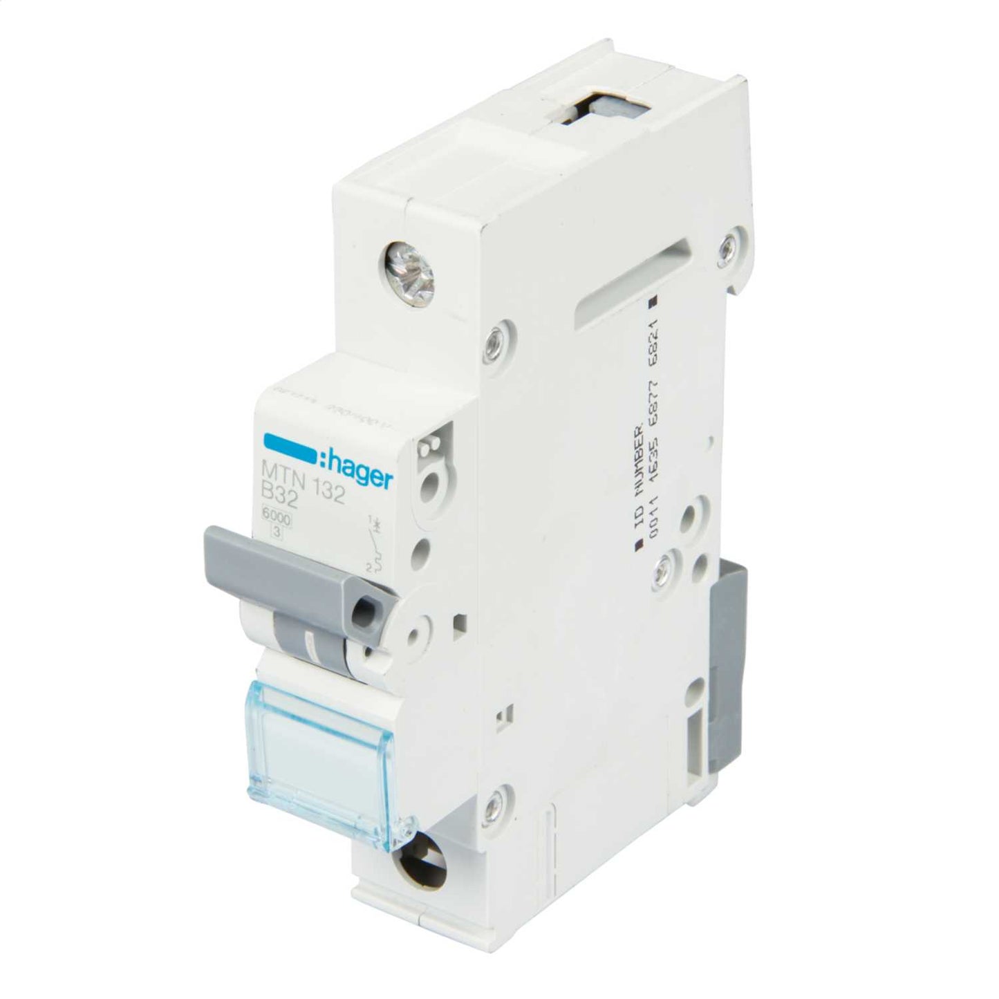 Hager 32A Single Pole 6kA B Curve MCB