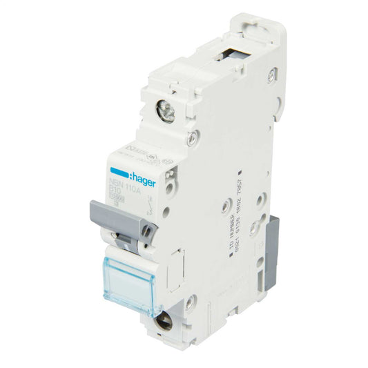 Hager 10A Single Pole 10kA B Curve MCB