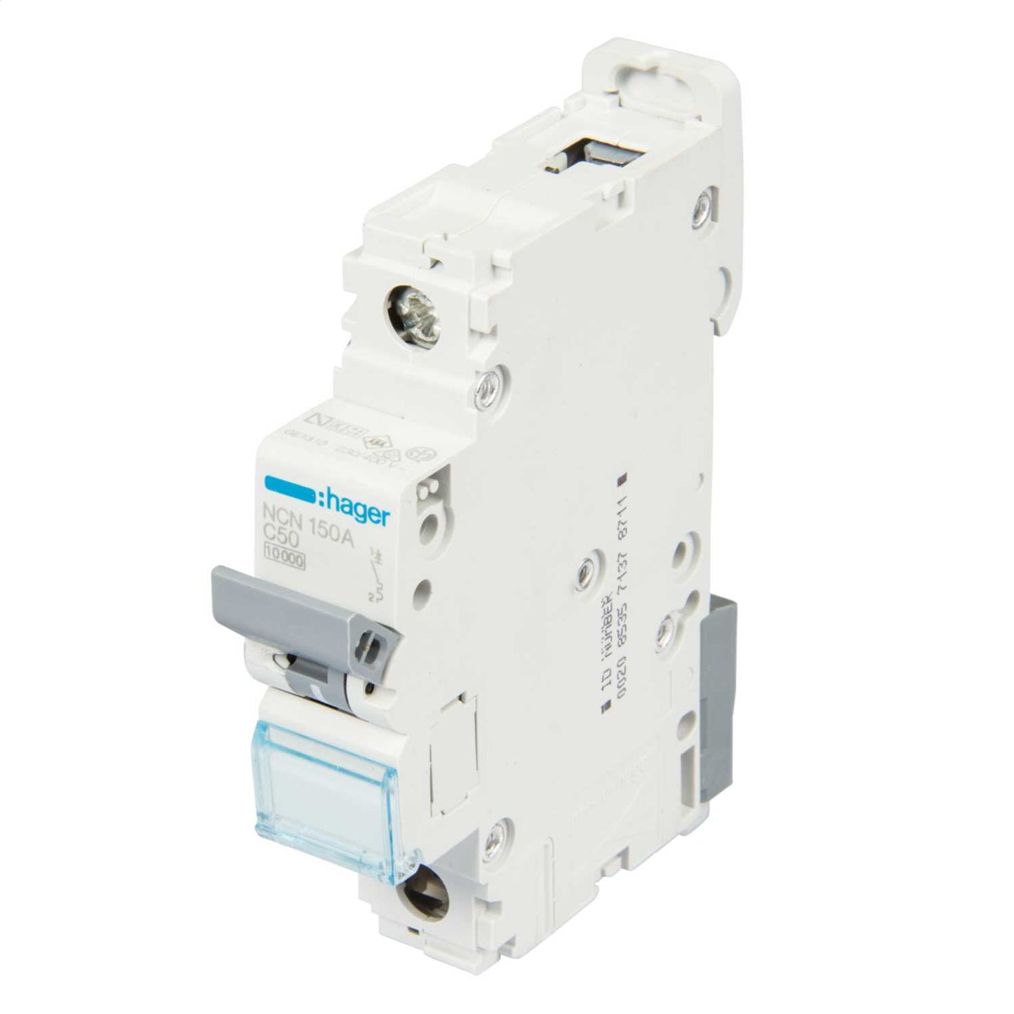 Hager 50A Single Pole 10kA C Curve MCB
