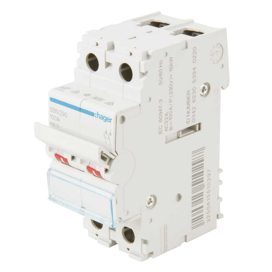 Hager 100A DP Switch Disconnector Isolator