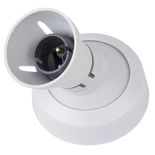 Hager Ashley BC Angled Batten Lampholder