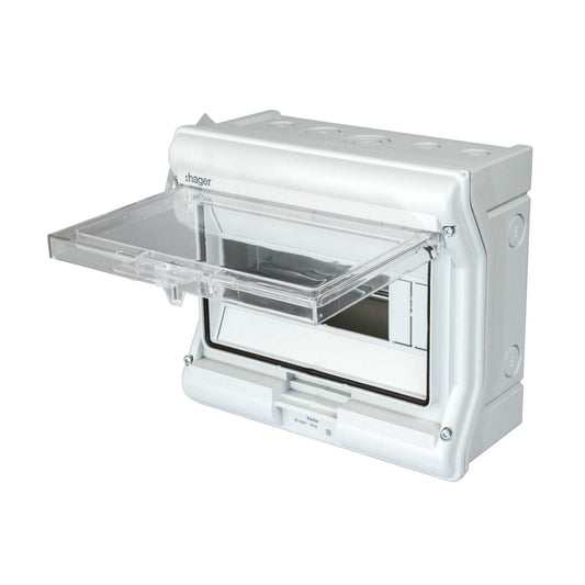 Hager Vector 10 Module Insulated IP55 Enclosure with Earth and Neutral Bar