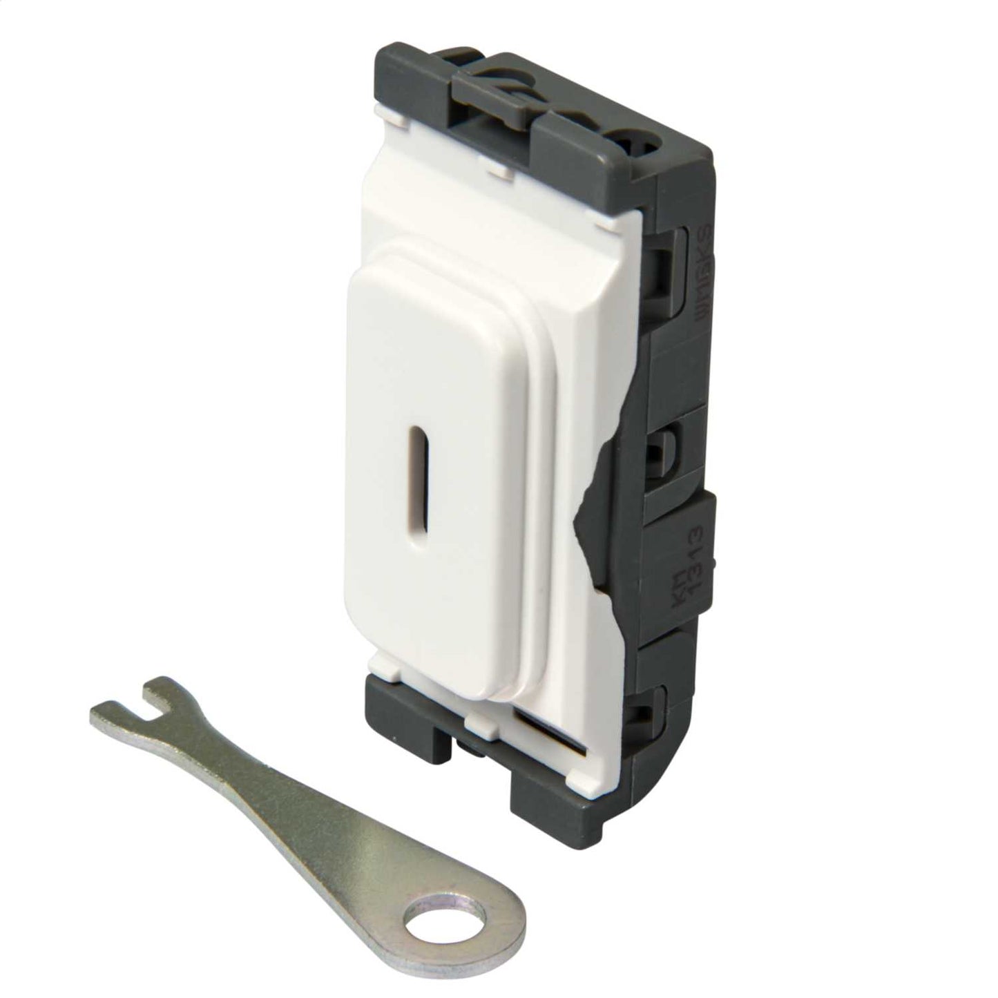 Hager Sollysta 20A Double Pole Grid Key Switch