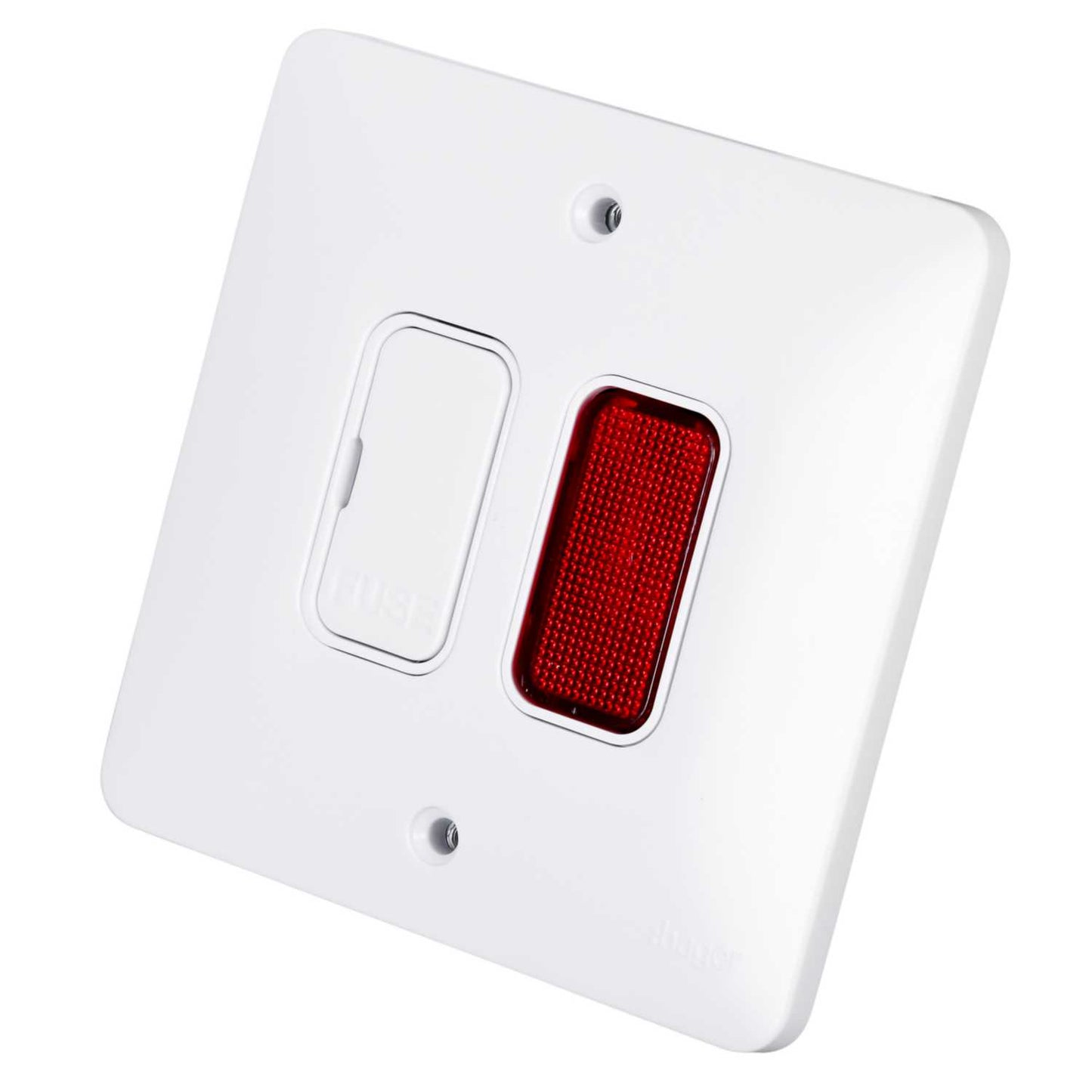 Hager Sollysta 13A Unswitched Fuse Unit with Neon
