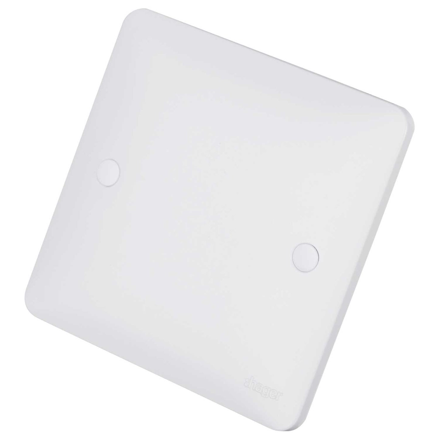 Hager Sollysta 1 Gang Blank Plate White