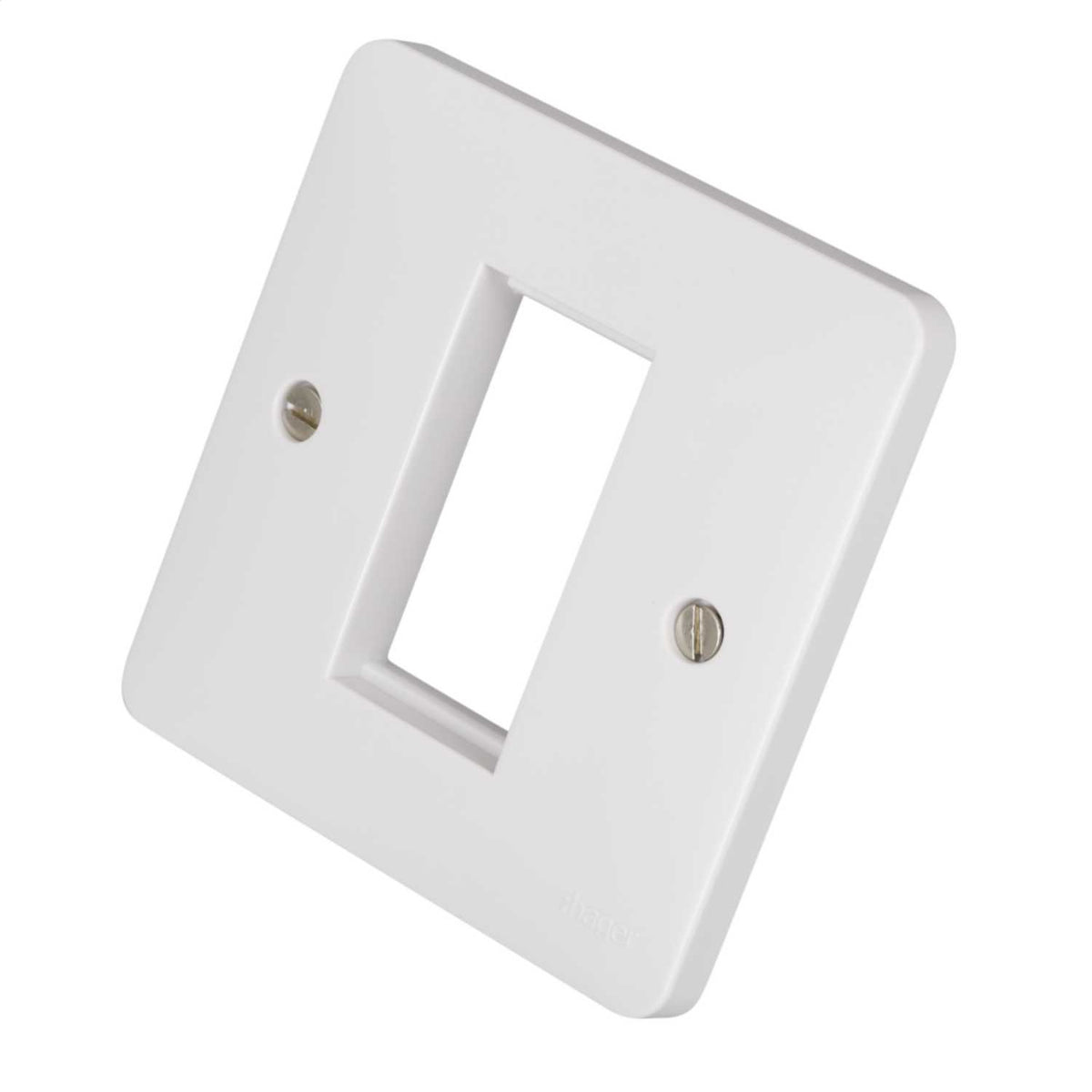 Hager Sollysta 1 Gang 1 Euro Module Front Plate