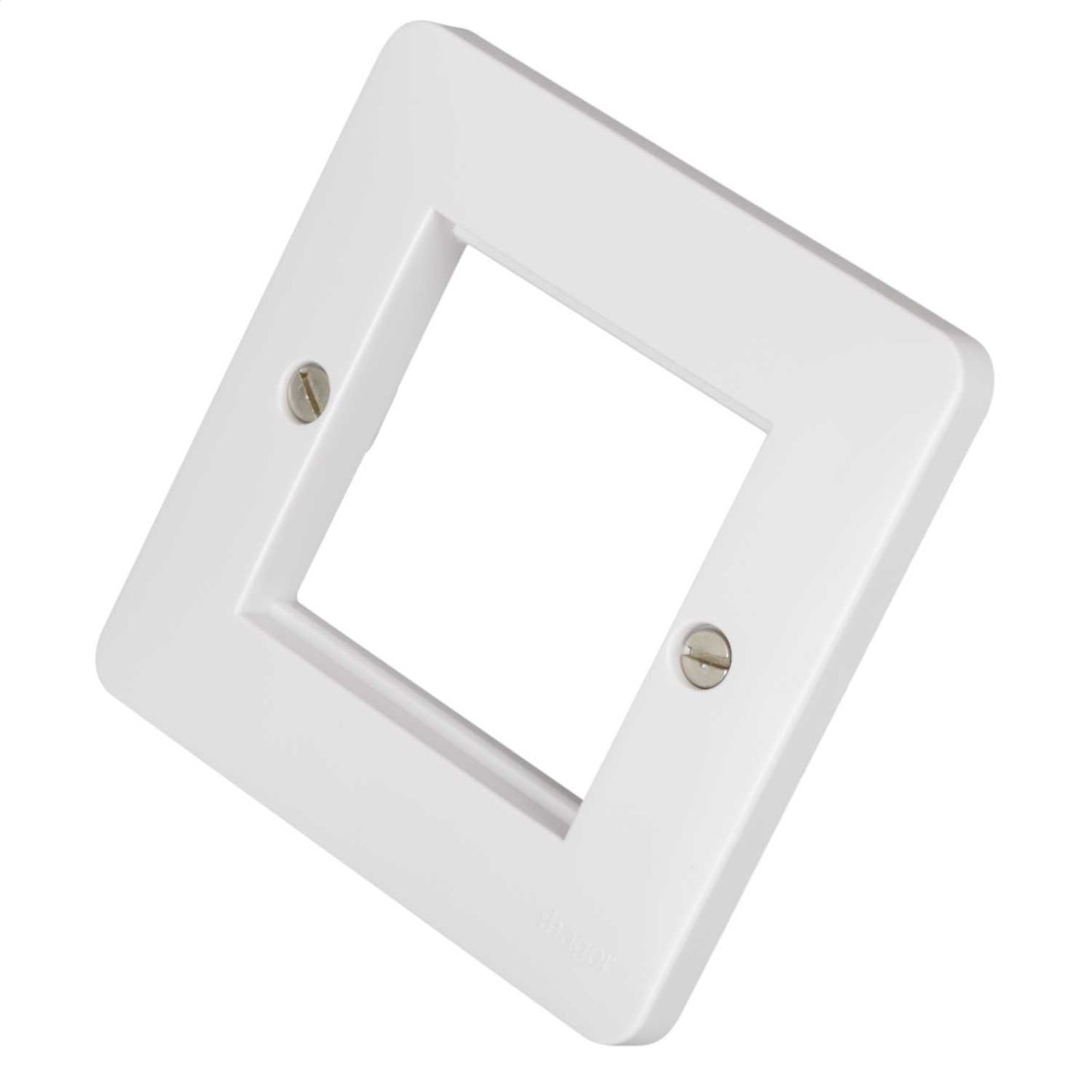 Hager Sollysta 1 Gang 2 Euro Module Front Plate