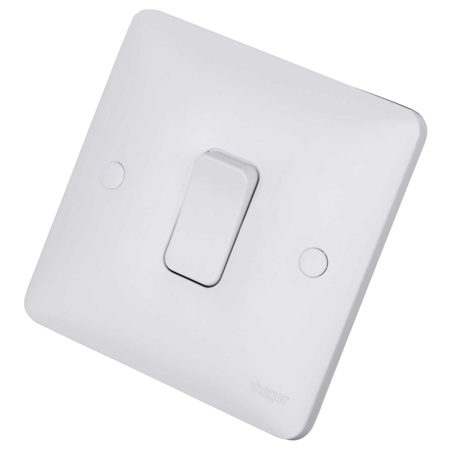 Hager Sollysta 10A 1 Gang Intermediate Switch White