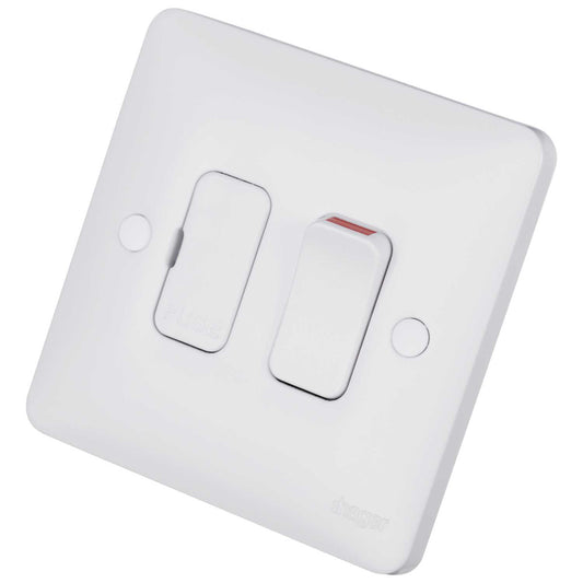 Hager Sollysta 13A DP Switched Fused Spur White