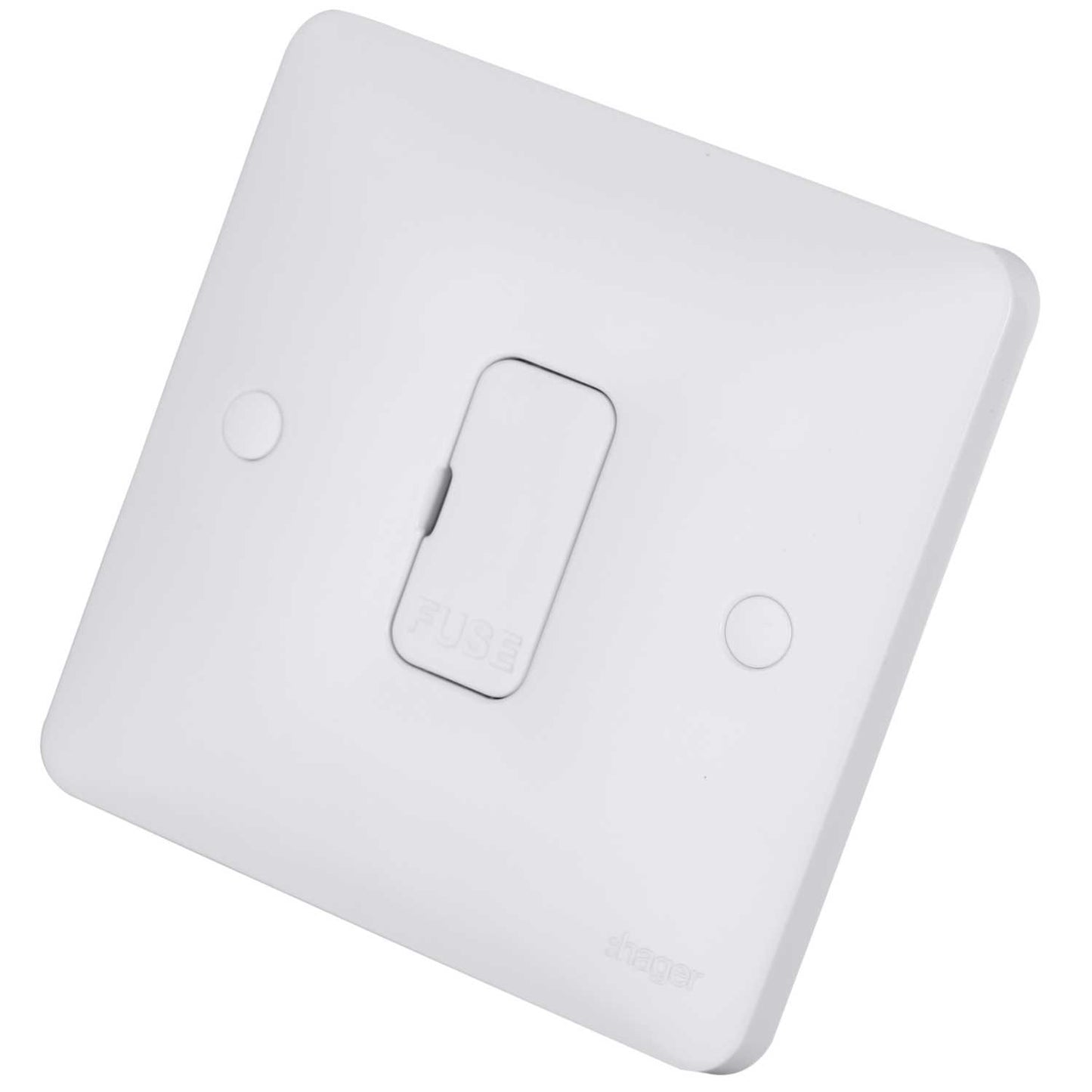 Hager Sollysta 13A Unswitched Fused Spur White