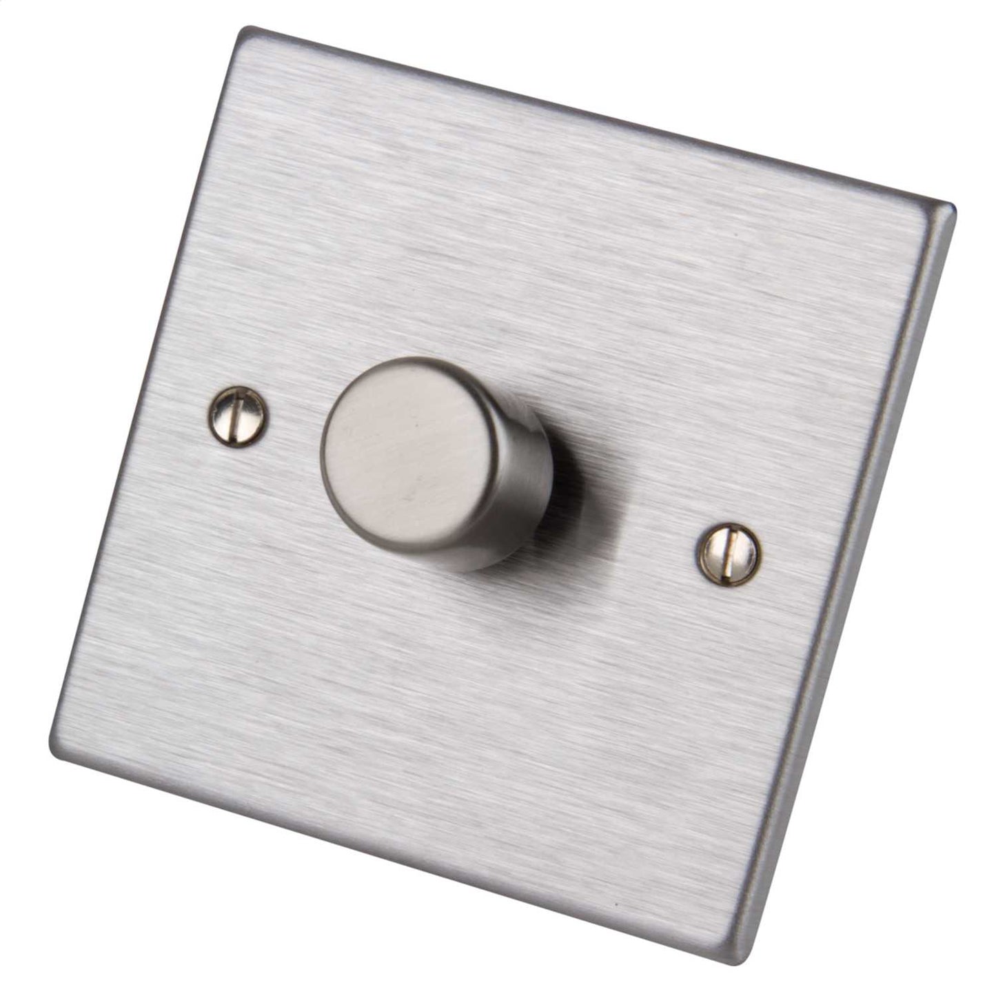 Hamilton 400W 1 Gang 2 Way Dimmer Satin Steel