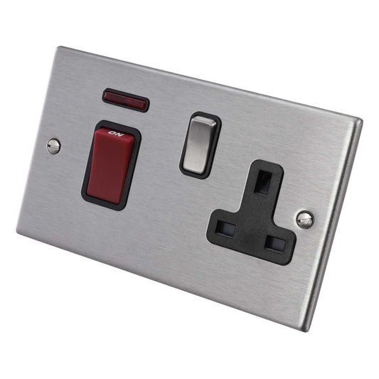 Hamilton 45A DP Cooker Control Unit Black Insert Satin Steel