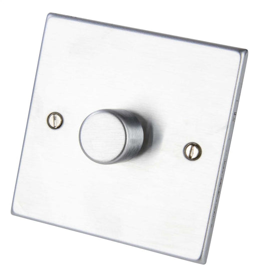 Hamilton Hartland 400W 1 Gang 2 Way Dimmer Switch Satin Chrome