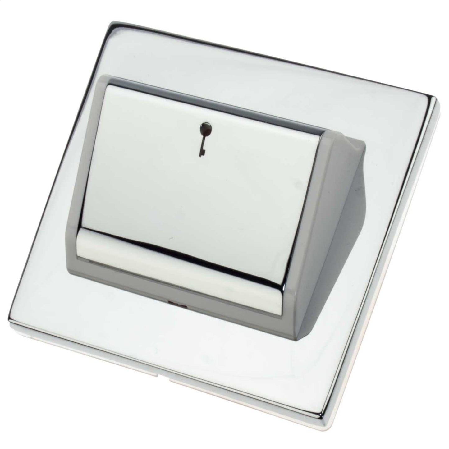 Hamilton Hartland Hotel Key Card Switch White Insert Bright Chrome