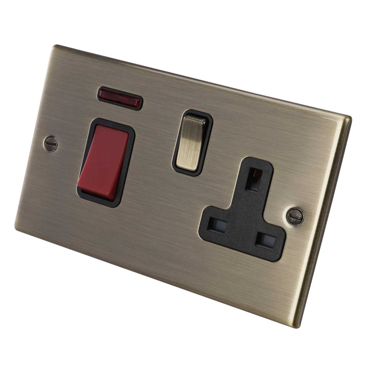 Hamilton 45A DP Cooker Control Unit Black Insert Antique Brass